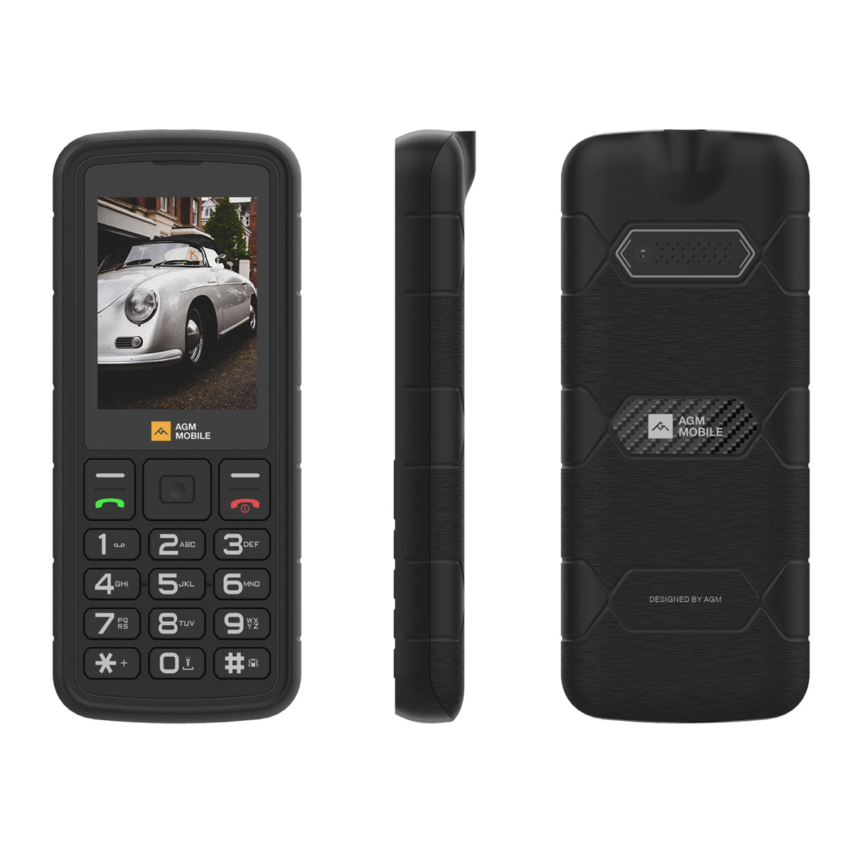 AGM M9 | Rugged | 4G | Ergonomic | User Friendly | Fast Dial | Dual SIM