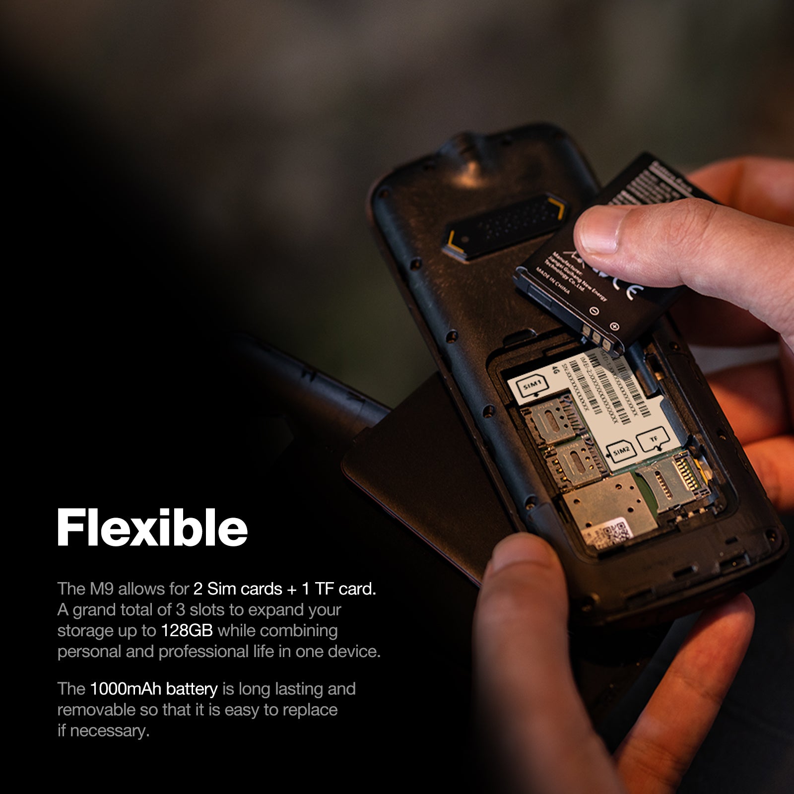 AGM M9 | Rugged | 4G | Ergonomic | User Friendly | Fast Dial | Dual SIM