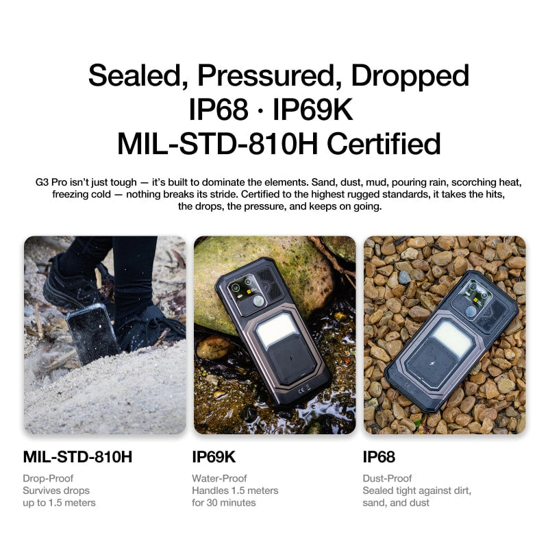 Pre-Sale AGM G3 PRO |Thermal Imaging Rugged Smartphone| 12GB+512GB|10000mAh Battery|120Hz Display|MIL-STD-810H