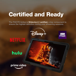 AGM PAD P2 Active | 4G LTE | Rugged | Removable Case | Widevine L1 | Helio G99 | Android 14