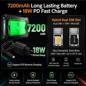 AGM PAD P3 | 8.68" Compact Rugged Tablet | Helio G99 | IP68/IP69K | Waterproof | 120Hz Display | eSIM | Android 16