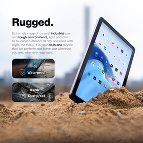 AGM PAD P1 | 4G LTE Rugged Tablet | Powerful Chipset | Waterproof | Lightweight | Large Display 1200*2000 FHD | Big Battery | Android 13