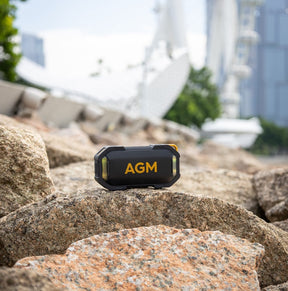AGM MAG ROCK | Magnetic Bluetooth Speaker | IPX7 Waterproof | Floatable | 8W Powerful Sound | RGB Party Lights