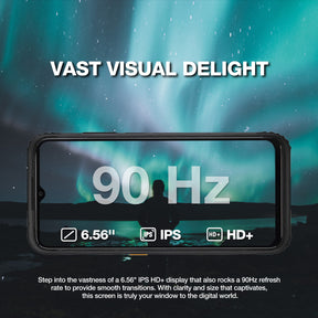 AGM H6 | Ultra-Thin | Rugged | 6.56-inch 90Hz Display |  8GB RAM + 8GB Virtual Expanded RAM + 256GB ROM | Android 13