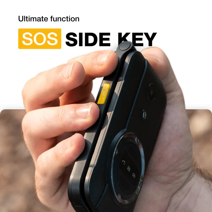 AGM M8 FLIP Security+ | Rugged Flip Phone | Secure Data | Reduced vulnerabilities | Zero tracking