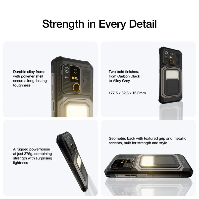 Pre-Sale AGM G3 | Rugged Smartphone | 12GB+512GB | 10000mAh Battery | 50MP Front Camera | 120Hz Display | IP68 IP69K | Wireless Charging
