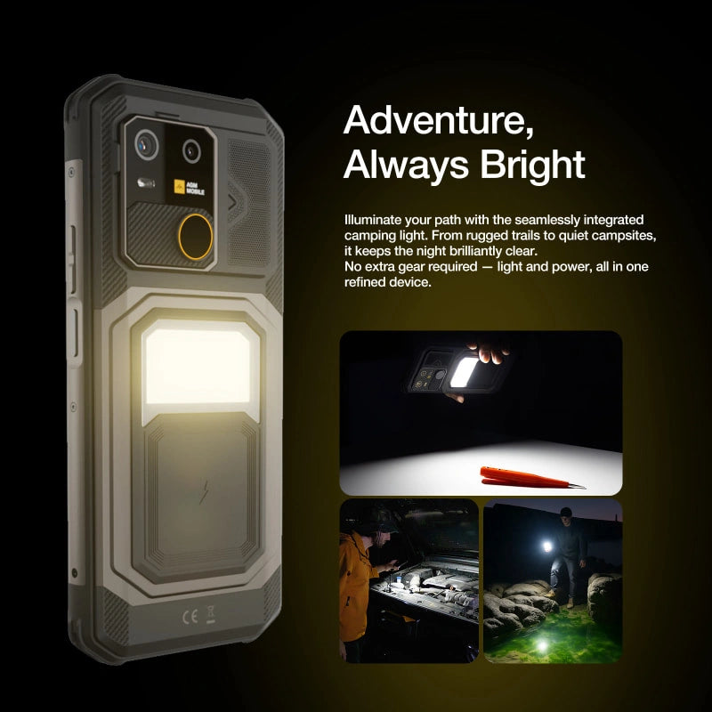 Pre-Sale AGM G3 | Rugged Smartphone | 12GB+512GB | 10000mAh Battery | 50MP Front Camera | 120Hz Display | IP68 IP69K | Wireless Charging