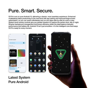 Pre-Sale AGM G3 | Rugged Smartphone | 12GB+512GB | 10000mAh Battery | 50MP Front Camera | 120Hz Display | IP68 IP69K | Wireless Charging