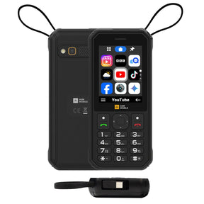 AGM M11｜Rugged Power Bank Phone｜Wired Reverse Charging｜4G LTE｜4000mAh Battery｜WiFi Hotspot｜FM Radio｜3.5mm Jack｜IP68&IP69K | WaterProof