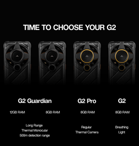 AGM G2 Guardian | 5G Unlocked Rugged Smartphone | Thermal Monocular Long Detection Range: 500m/yd| 10 mm Objective Lens