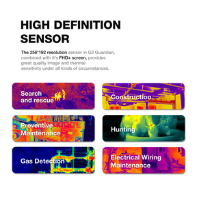 AGM G2 Guardian | 5G Unlocked Rugged Smartphone | Thermal Monocular Long Detection Range: 500m/yd| 10 mm Objective Lens